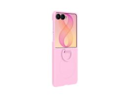 Samsung Galaxy Z Flip8 Silicone Ring Magnet Case, Pink (EF-EF776CVEGWW)